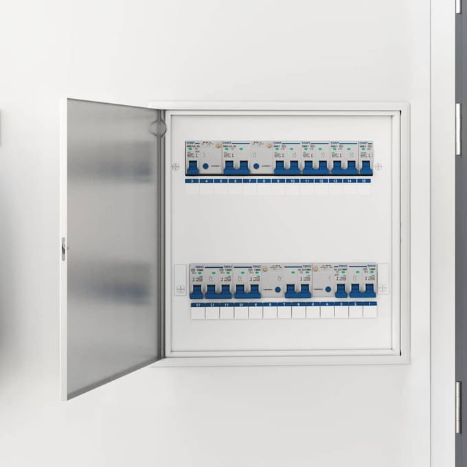 vidaXL - Access - Panel - Wit - 63 - x - 63 - x - 3 - cm - Staal