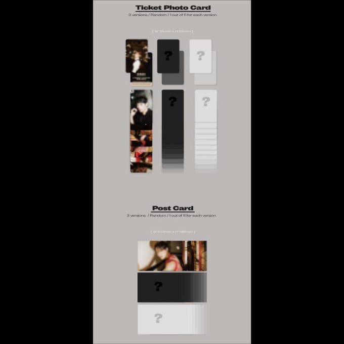 THE BOYZ [CHASE] 5ème mini-album Stealer Ver.(Black) white