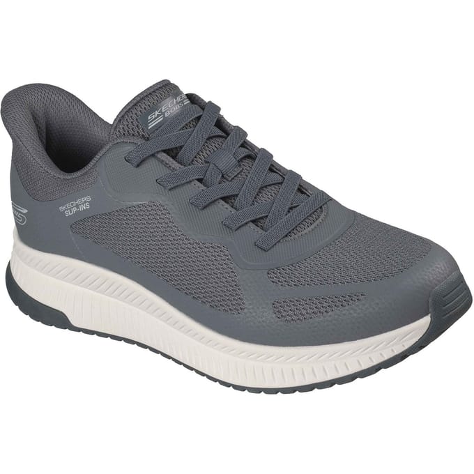 Skechers Slip-ins: BOBS Squad 4 heren sneakers grijs - Maat 45 - Extra comfort - Memory Foam