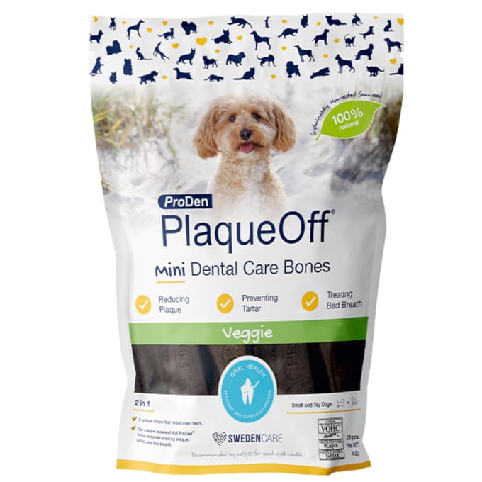 ProDen PlaqueOff Dental Care Botten - Groenten Mini (340 g)