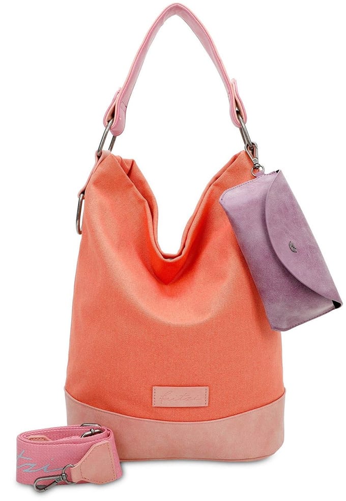 Fritzi aus Preußen Schoudertas Canvas Izzy07 Olga Hobo Bag Fruity Oranje