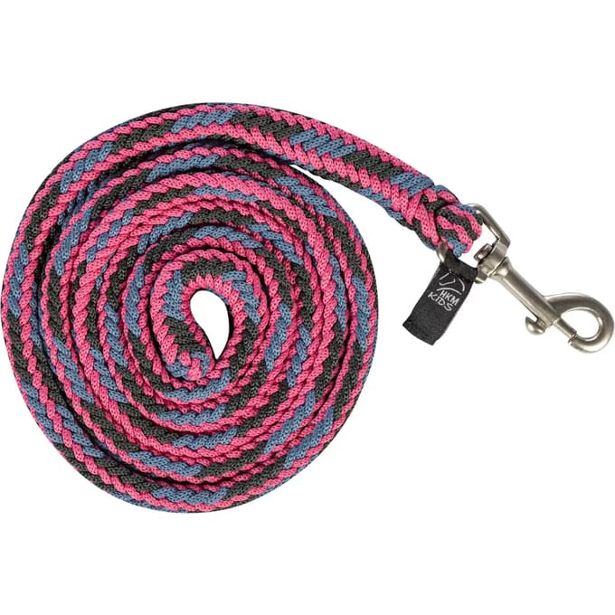 HKM NELE Lijn met Klassieke Karabijnhaak - Roze