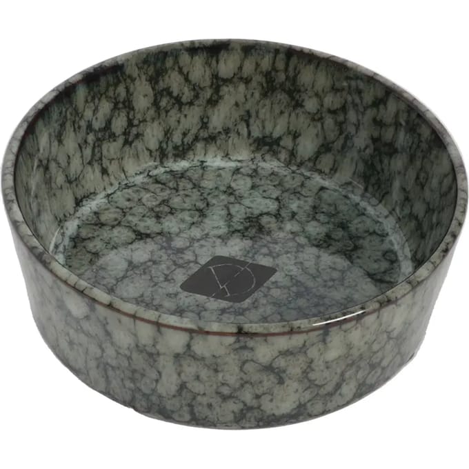 D&d Home - Drinkbak - Hond - Jasper Eet- En Drinkkom L - 1400ml - 20x20x7,5cm Green Marble - 1st