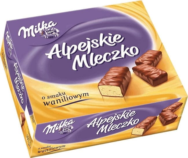Milka Alpine Melk Schuim met vanillesmaak 330 g