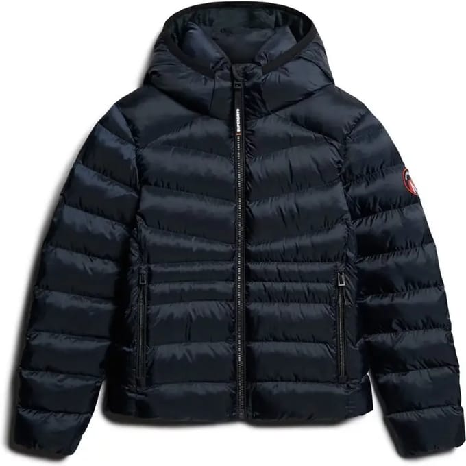 Superdry - Gewatteerde Fuji-jas met capuchon - Dames - Gewatteerde jassen