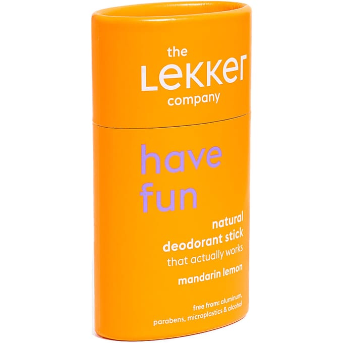 The Lekker Company Deodorant Stick Have Fun Mandarijn & Citroen 40 gr