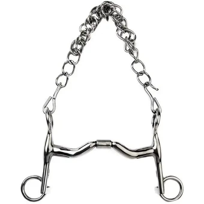 Hoofdstelbit voor kortbenige paarden Metalab Elite