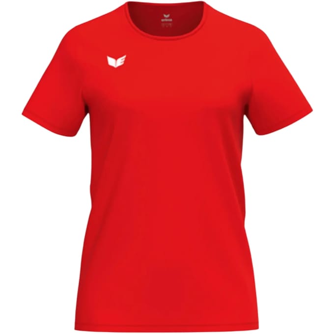 Erima Intro Functioneel T-Shirt Dames - Rood | Maat: 38