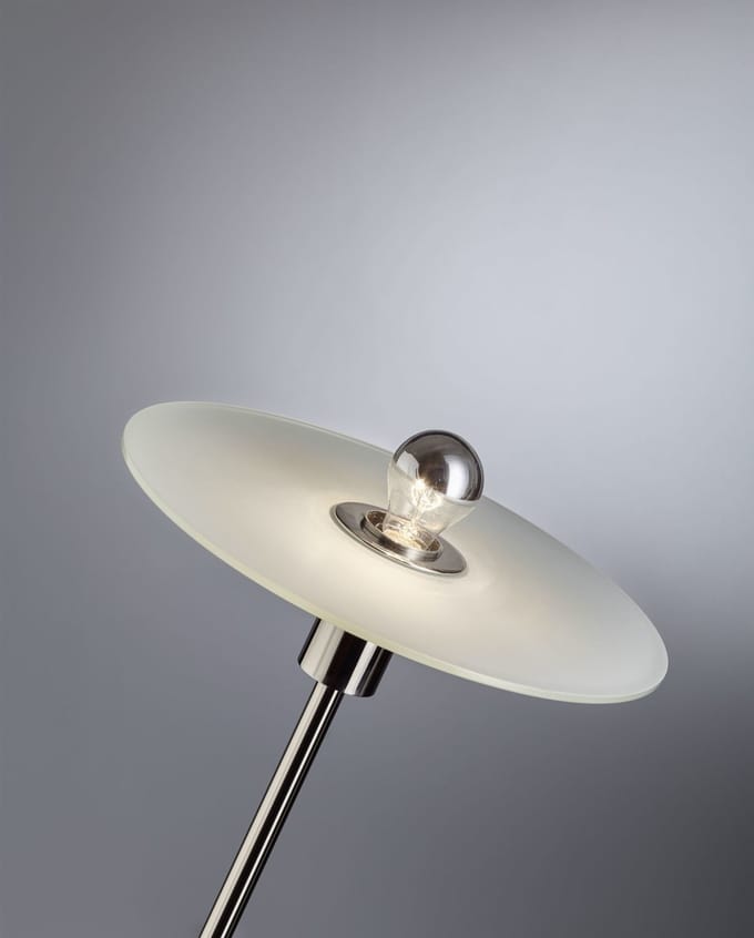 Tecnolumen - BST 23 Bauhaus-vloerlamp - zilver
