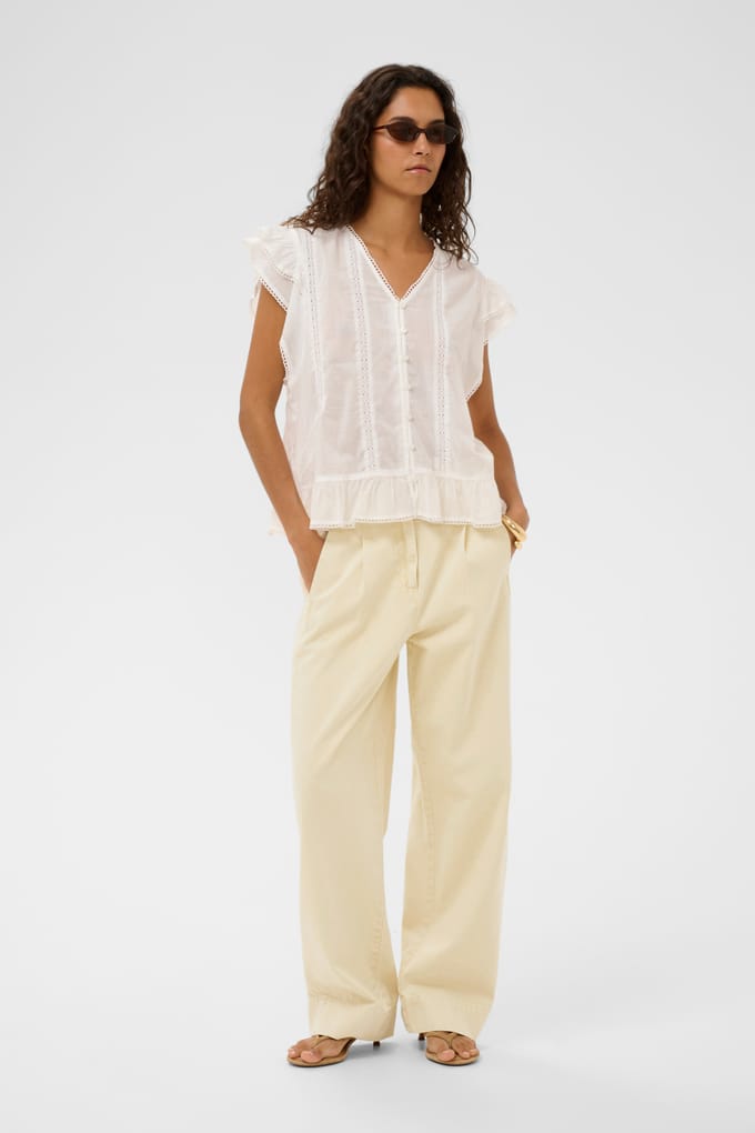 Dames Wide Leg Jeans Soaked in Luxury SLNinnia