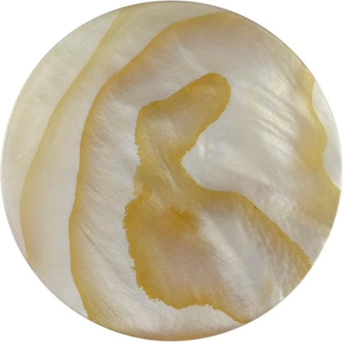 Quiges - Munthouder Munt 33mm Schelp Beige - EPR014