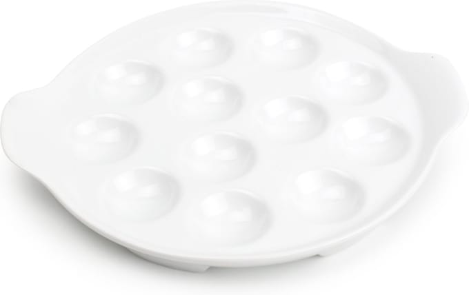 Bonbistro Slakkenbord 19,5cm wit Appetite (Set van 6)