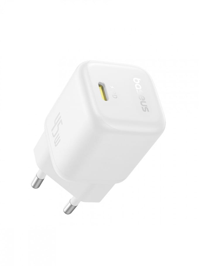 Baseus PicoGo GaN 45W Compacte Fast Charger USB-C Wit