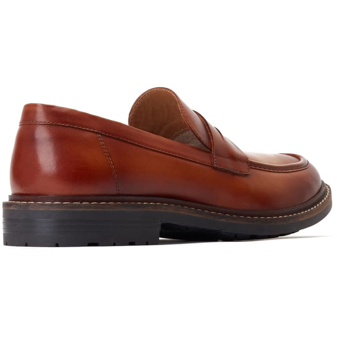 Base London Ivey Leren Herenpantoffels Burnt Tan