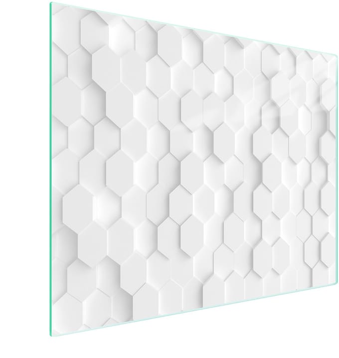 TMK ArtDeko Serie - Snijplank Glas - 52x30 cm - Wit - UV Bedrukking