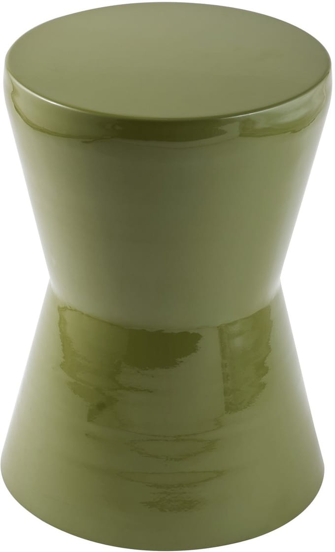 Dente Bijzettafel Rond Metaal Hoogglans Ø30cm - Stijlvol & Compact