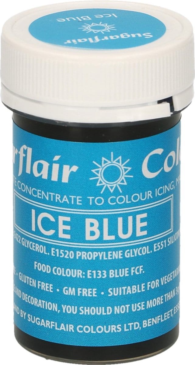 Sugarflair Spectral Concentrated Paste Colours Voedingskleurstof Pasta - Ijsblauw - 25g