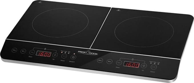 ProfiCook PC-DKI 1067 - induction hot plate - Roestvrij Staal/zwart