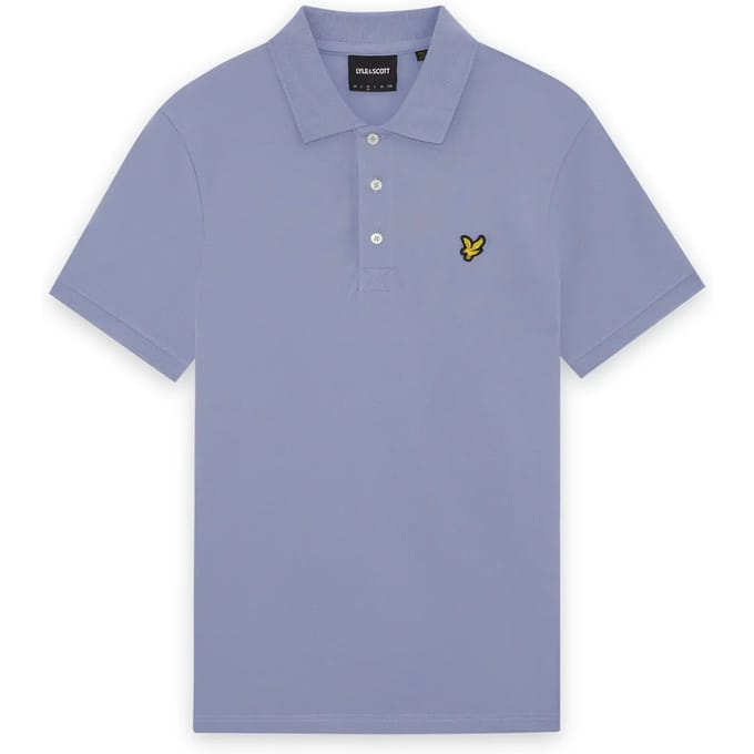 Lyle and Scott Poloshirt Bubble Blauw - Maat M - Heren