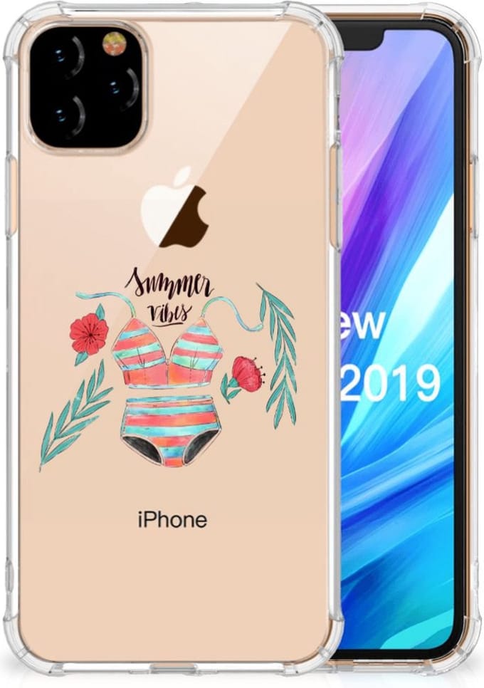 Apple iPhone 11 Pro Max Stevig Bumper Hoesje Boho Summer