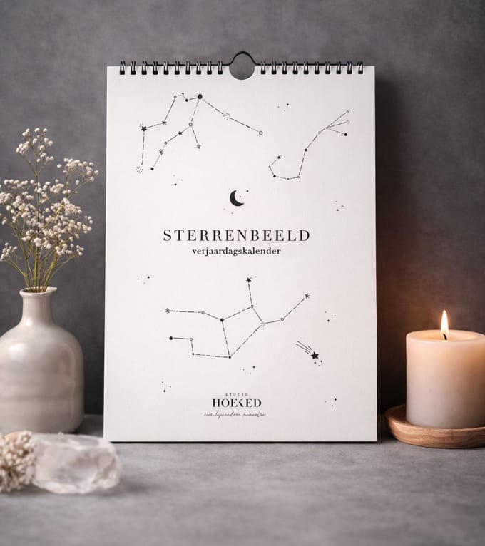Verjaardagskalender - Sterrenbeeld - Studio Hoeked