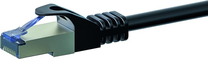Danicom CAT6a S/FTP (PIMF) patchkabel - 5 meter zwart - netwerkkabel - internetkabel - UTP kabel - RJ45 - 10000 mbit/s