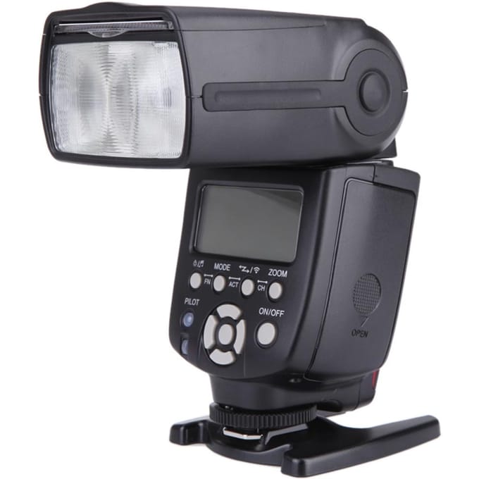 2,4 GHz Flash Speedlite draadloze transceiver geïntegreerd voor Canon Nikon Panasonic Pentax camera nieuwe versie black