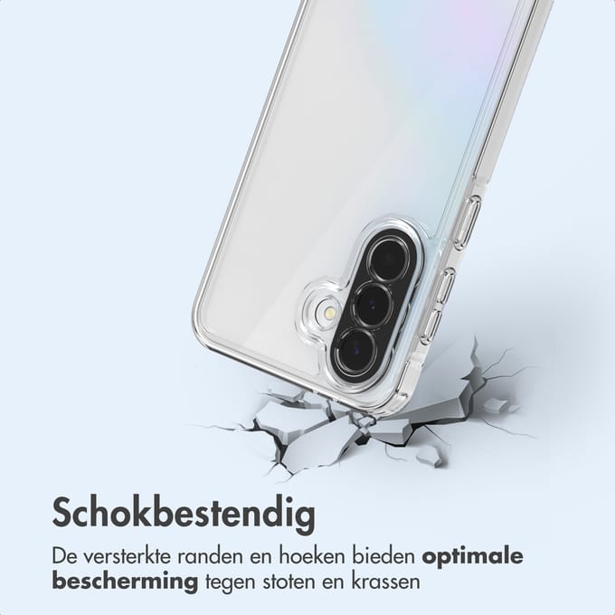 imoshion Doorzichtig Hoesje - Geschikt voor Samsung Galaxy A37 (5G) - Stevige Transparante Backcover met Verstevigde Hoeken en Krasbestendige Achterkant