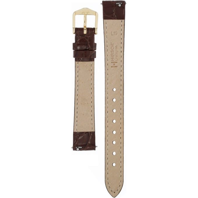Hirsch 12322810-1-12 Crocograin Horlogeband