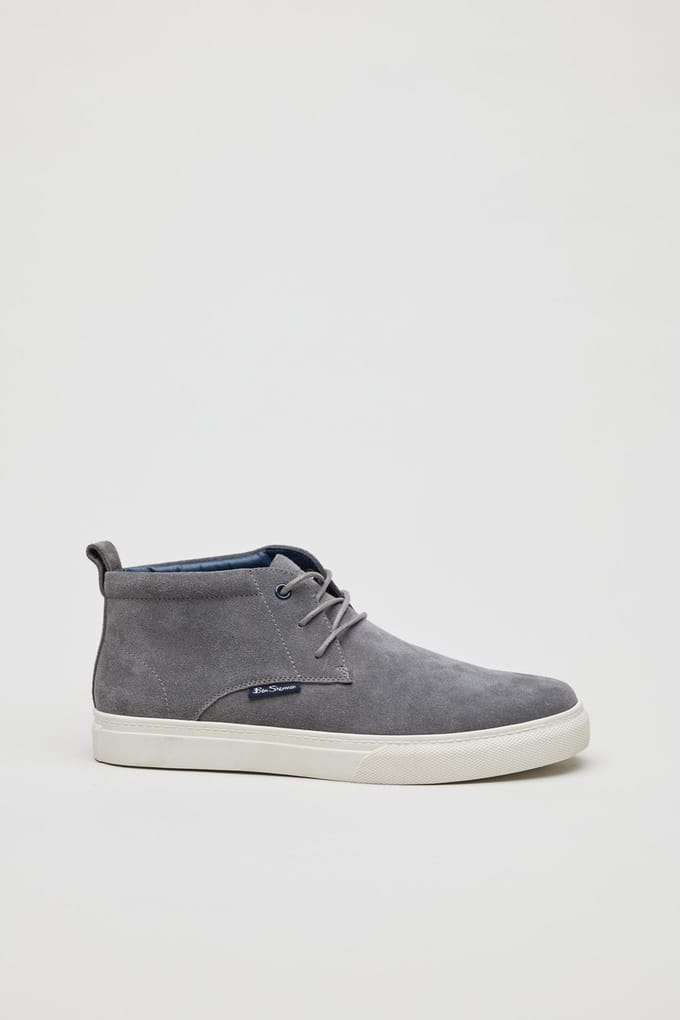 Ben Sherman Parkway Suède Heren Grijze Laarzen