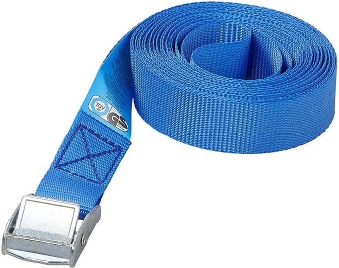 ProPlus Spanband met snelsluiting - polyester - 25 mm x 5 meter - blauw