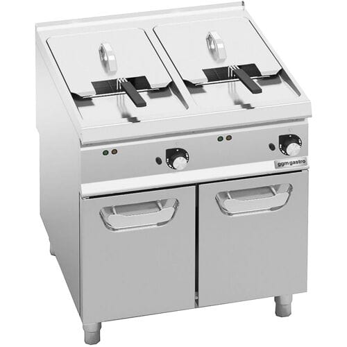 GGM Gastro Elektro Doppelfritteuse - 22+22 Liter - 44 kW