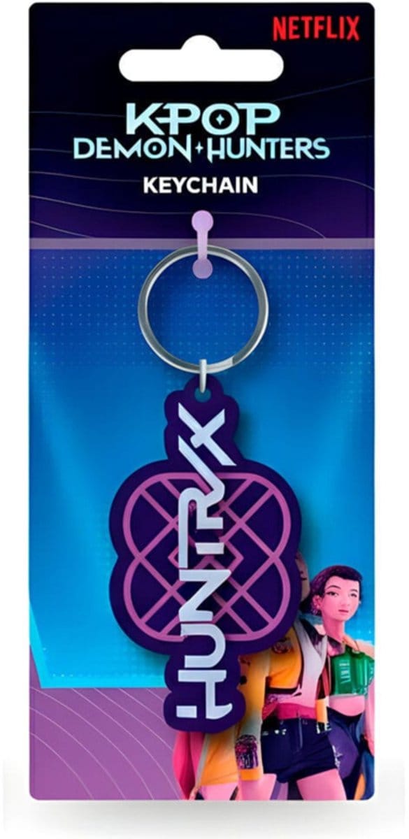 K-Pop Demon Hunters PVC Keychain Huntrix Logo