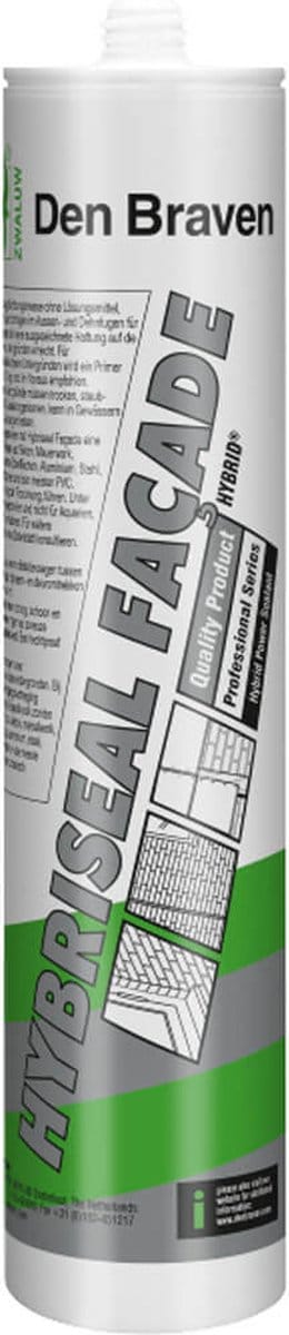 Zwaluw Den Braven 12002233 Hybriseal Facade Afdichtingskit - Wit - 300ml