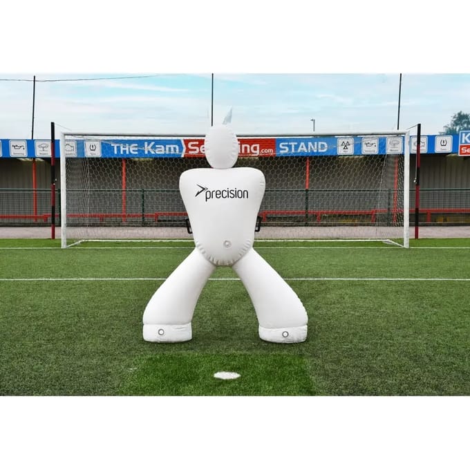 Precision Goliath opblaasbare trainingspop - Vrijetrap pop - 195 centimeter - voetbal - voetbaltraining