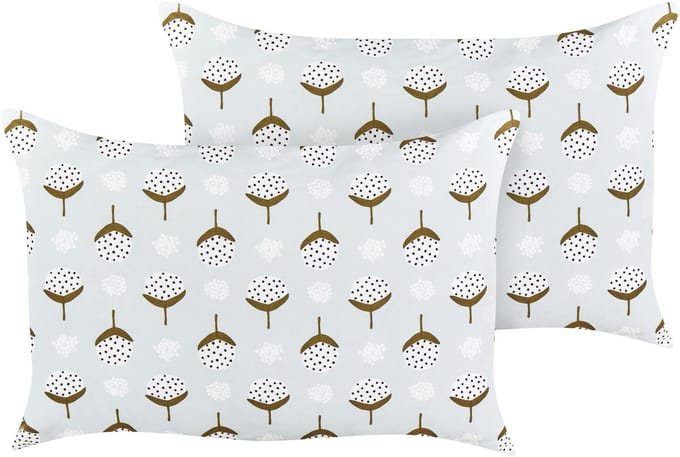 CUNEO - Tuinkussen set van 2 - Lichtgroen - 40 x 60 cm - Polyester