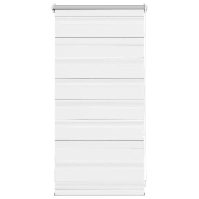 vidaXL - Zebra - rolgordijn - 40,9 - x - 100 - cm - stofbreedte - 36,7 - cm - wit