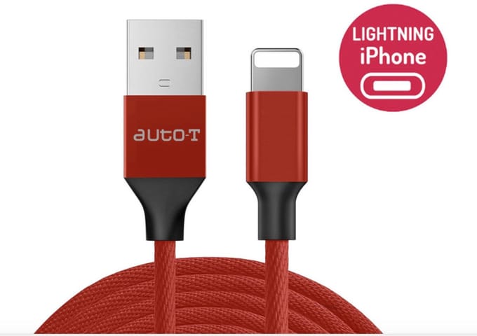 Kabel - AUTO T - 540346 - USB 2.0 - Lightning