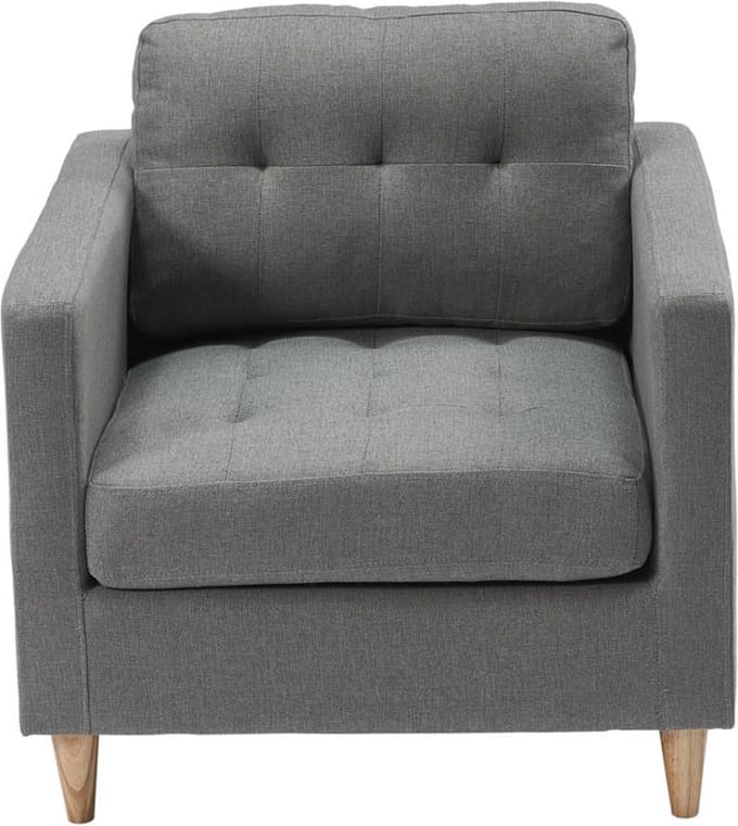 Marino fauteuil stof grijs.