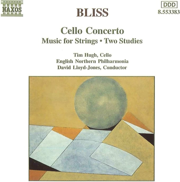 Tim Hugh - Bliss: Cello Concerto (CD)
