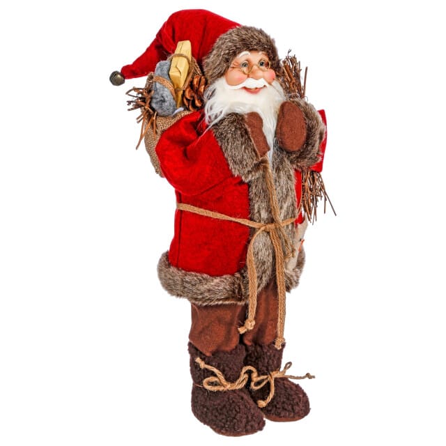 Casa di Elturo Kerstman – rood/ – h 30cm