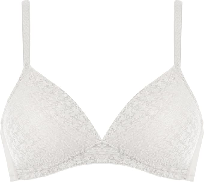 Naturana - Soft bh met pied de poule patroon - 5665 - Ecru - 85D