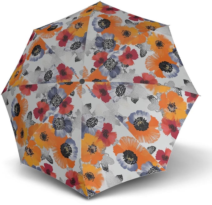 Knirps paraplu A.200 Medium Duomatic Poppy veelkleurig
