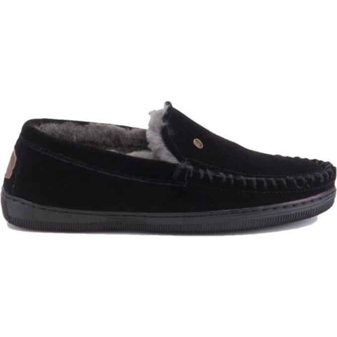 Warmbat Australia Grizzly heren pantoffel - Zwart - Maat 48