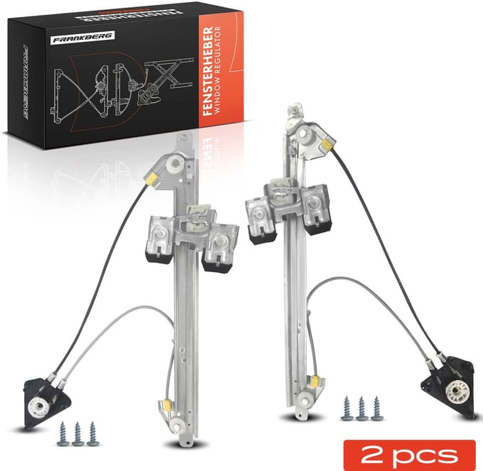 Frankberg 2x Raambediening Achter voor Seat Altea 5P1 Toledo III