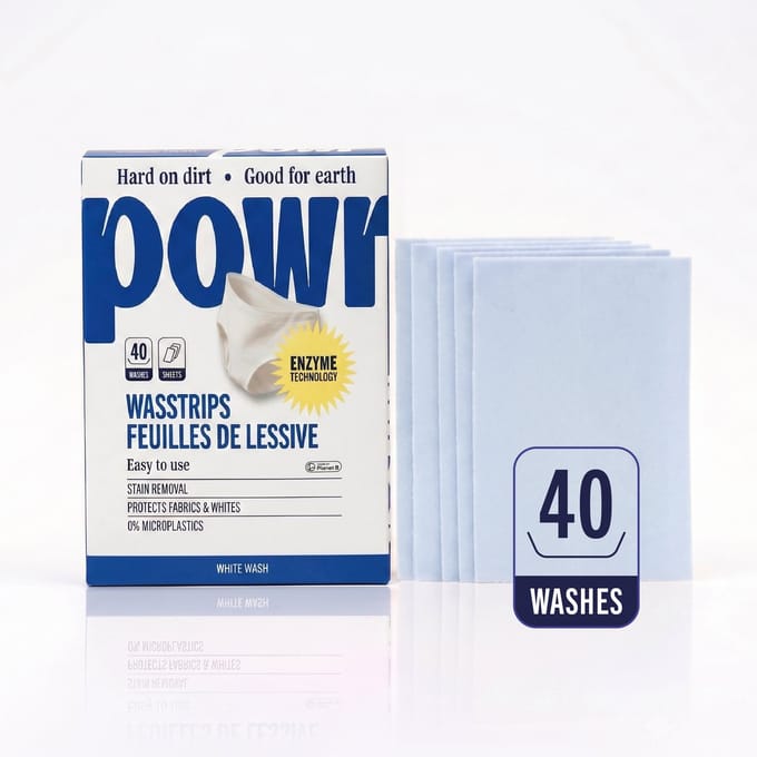 POWR Wasstrips voor witte was