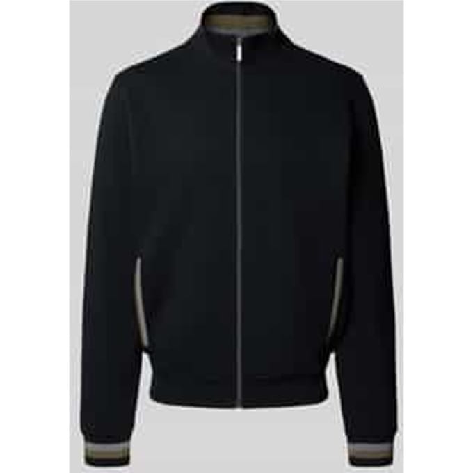 Sweatjack met opstaande kraag