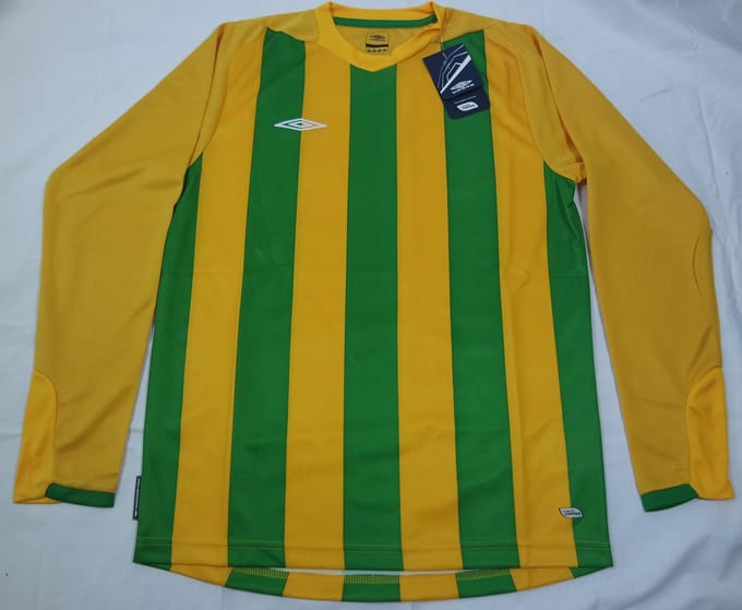 Umbro childrens San Siro L/S Jersey geel/ groen 158
