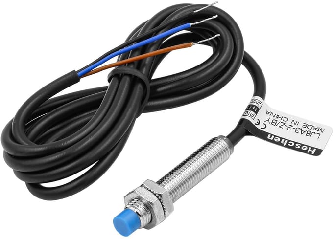 Allecto - Inductieve Proximity Sensor - M8 Sensor - 2mm Detectie - Blauw - 3-Wire - 10-30VDC - Geschikt voor Automatisering - LJ8A3-2-Z/BY