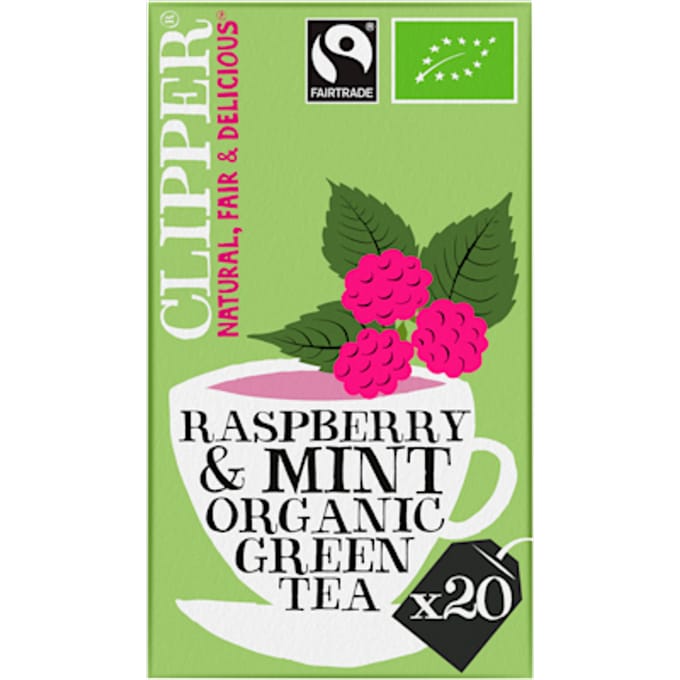 Organic Green Tea Raspberry Mint